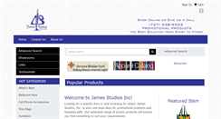 Desktop Screenshot of jamesstudios.com