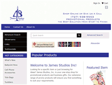 Tablet Screenshot of jamesstudios.com